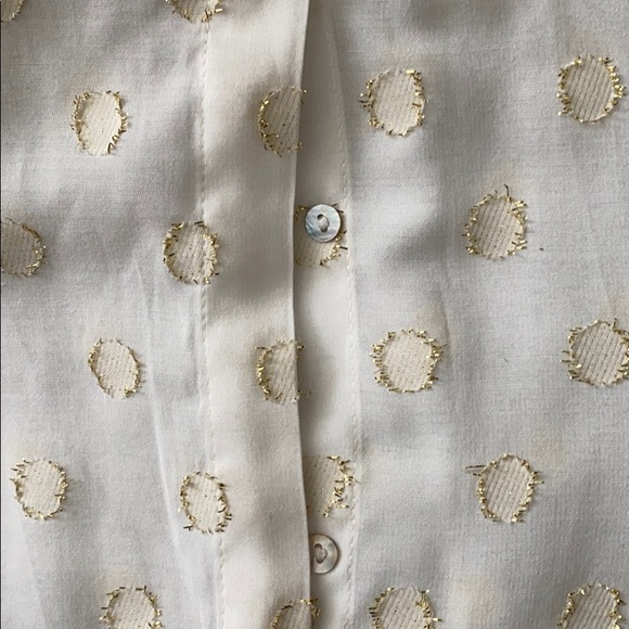 Zara - Shirt with gold detail - Picture 4 of 6